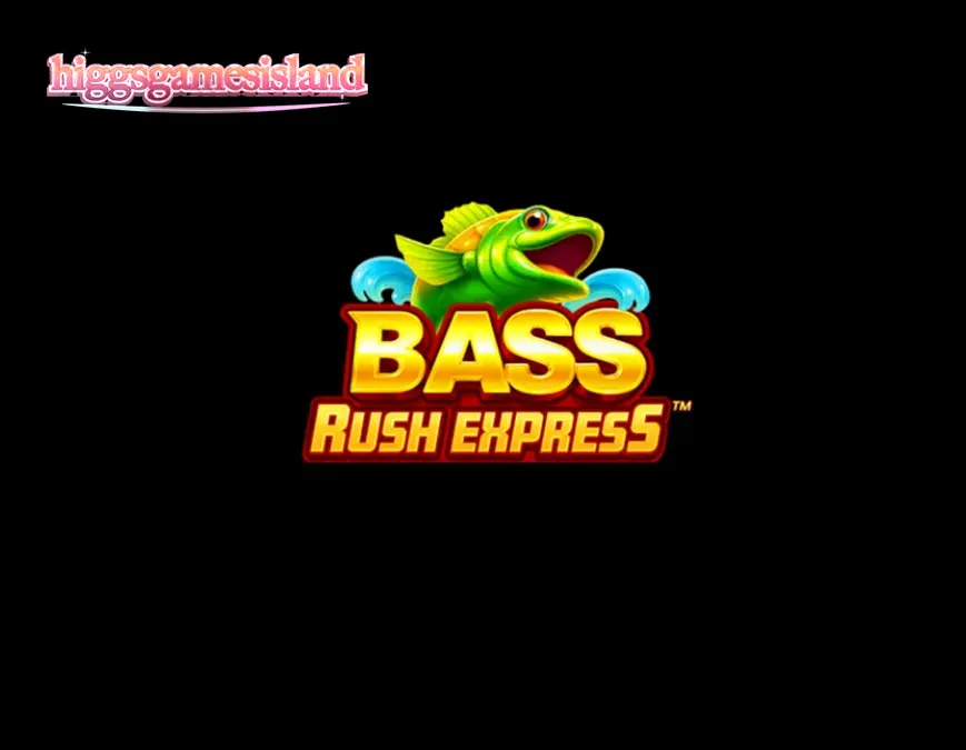 Tampilan visual slot Bass Rush Express dengan latar belakang danau yang tenang dan simbol bertema memancing.